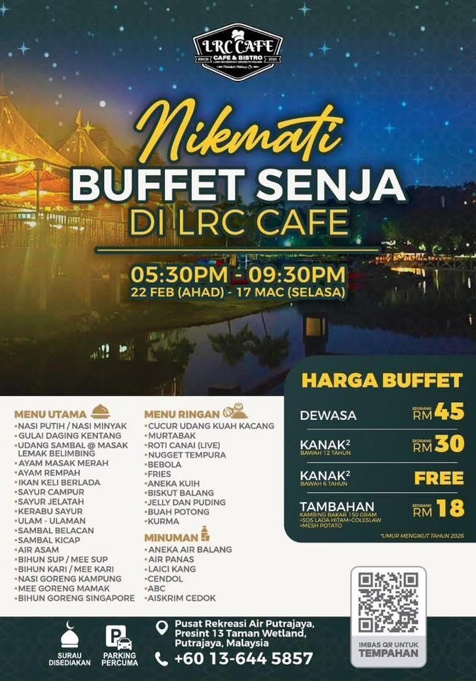 Bufet Ramadan di Putrajaya dan Cyberjaya