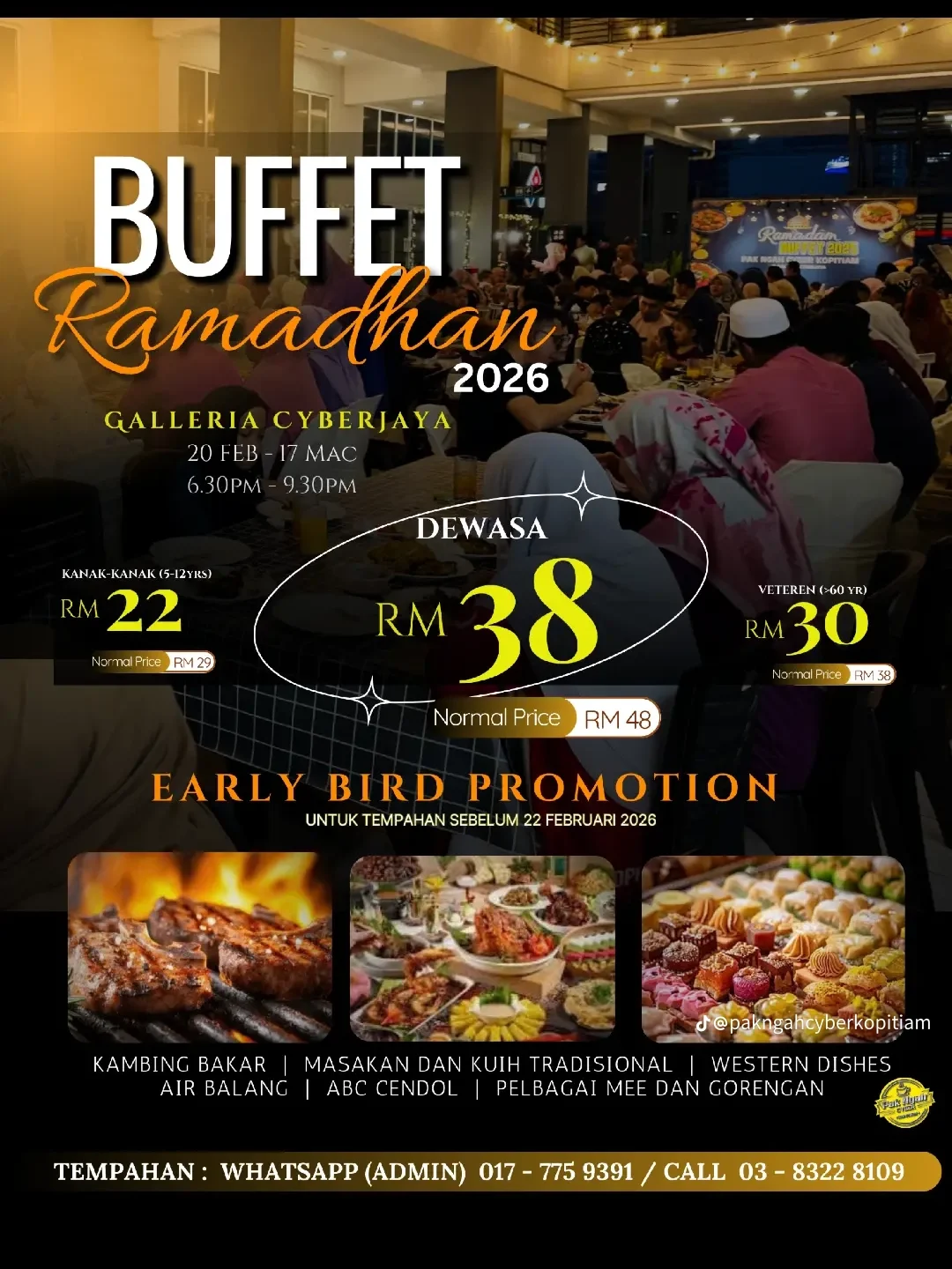 Bufet Ramadan di Putrajaya dan Cyberjaya
